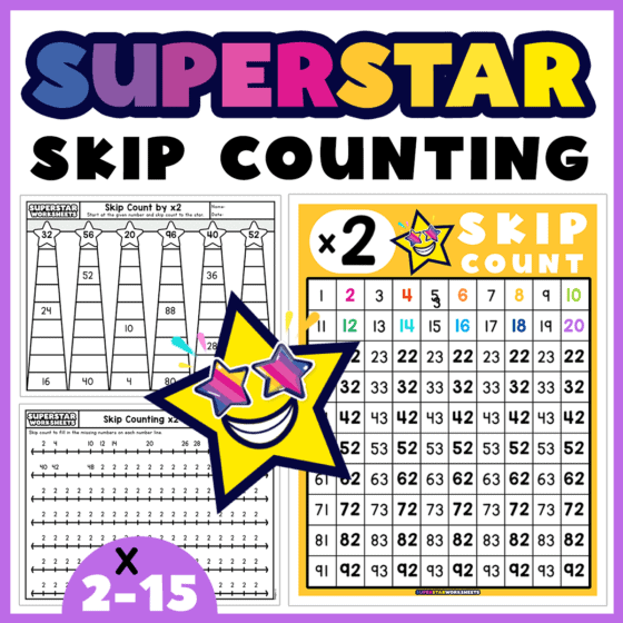 Multiplication Chart - Superstar Worksheets