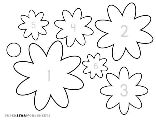 Printable Flower Stencils & Templates