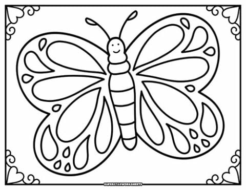 10 Captivating Butterfly Coloring Pages with Christmas Cheer