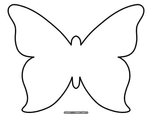 butterfly outline printable