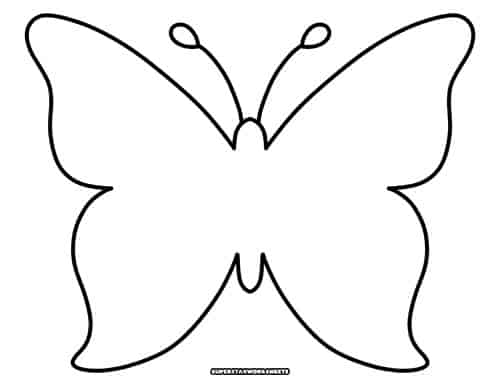 Butterfly Wing Printable Template