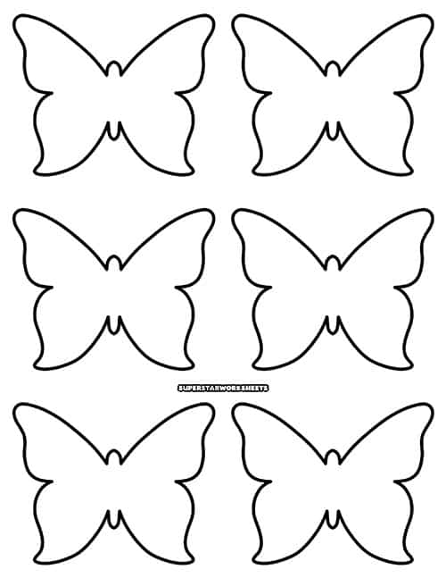 Little Butterflies Stencil