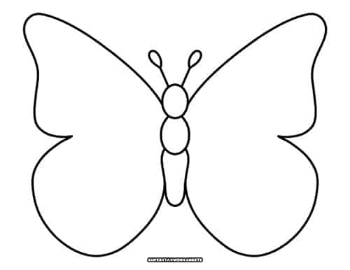 butterfly stencils free printable