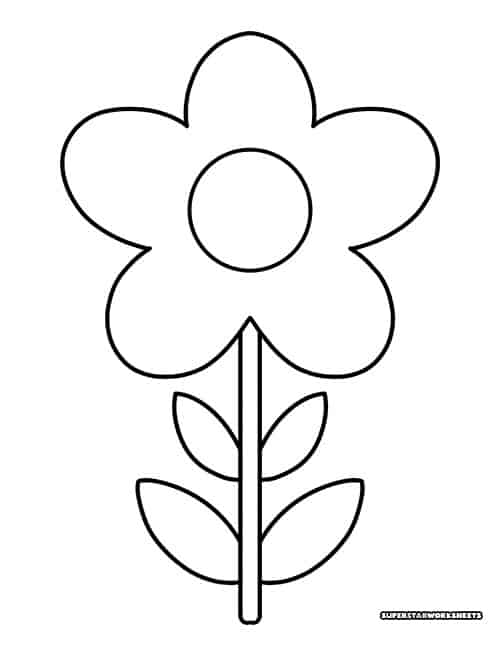 Daisy Flower Outline Template | Best Flower Site