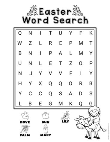 Easter Word Search - Superstar Worksheets