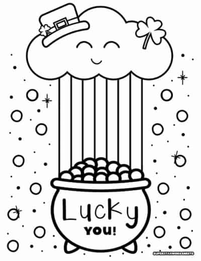 St. Patrick's Day Coloring Pages (Free Printables) - Superstar Worksheets