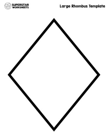 Shape Template (Free Printables) Superstar Worksheets