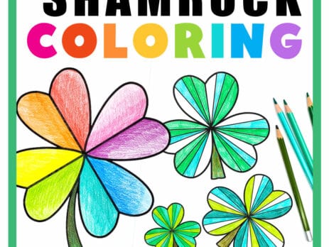 shamrock coloring pages