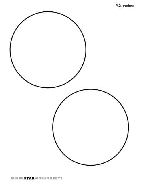 Free Printable Circle Templates - Large and Small Circle Stencils   Printable circles, Circle template, Free stencils printables templates