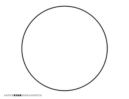 Printable 6 Inch Circle Template  Circle template, Printable circles,  Circle