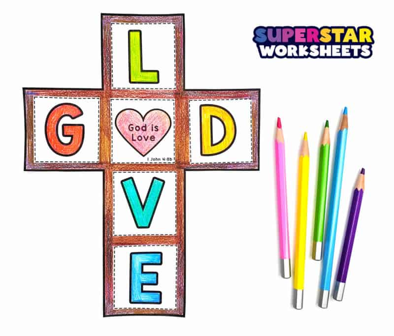 god-is-love-printable-cross-craft-superstar-worksheets