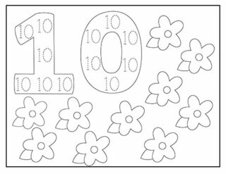 Number Tracing Worksheets - Superstar Worksheets