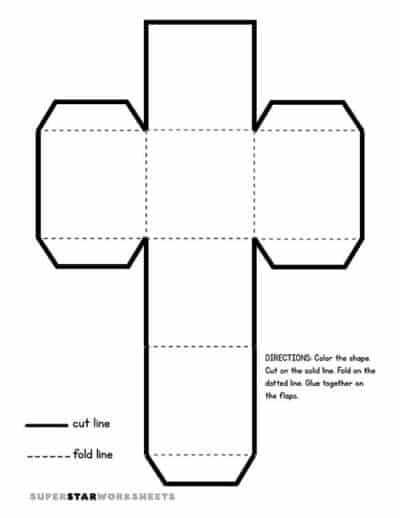 Square Template - Superstar Worksheets