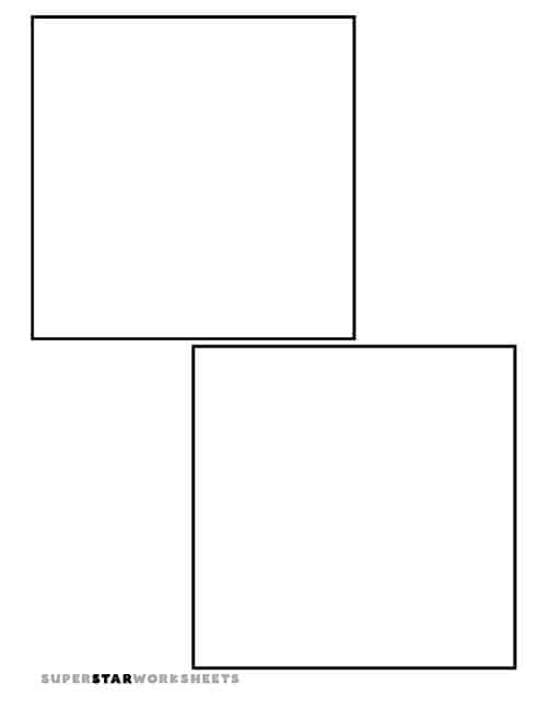 Four squares template