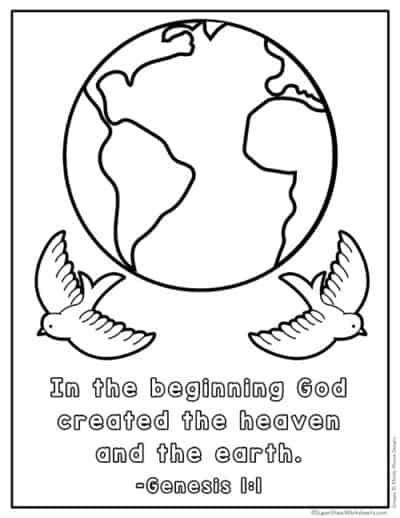 Bible Verse Coloring Pages - Superstar Worksheets