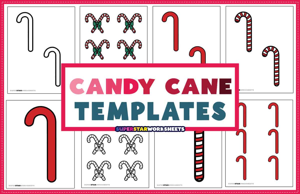 candy cane printable