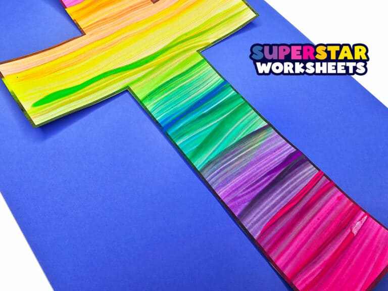 Preschool Cross Craft - Superstar Worksheets