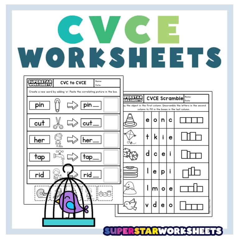 cvce-words-worksheets-superstar-worksheets