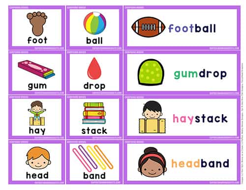 Compound Word Flashcards - Superstar Worksheets