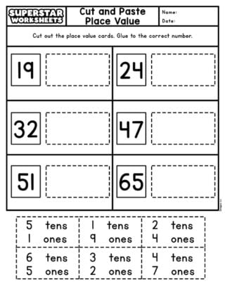 Place Value Worksheets - Superstar Worksheets