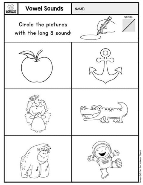 Kindergarten Worksheets - Superstar Worksheets