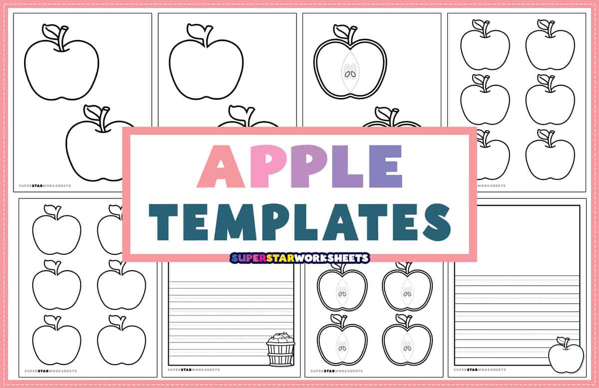 Apple Worksheets - Superstar Worksheets