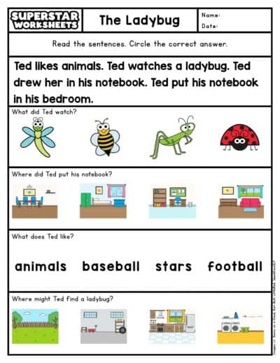 Compound Word Reading Passages Superstar Worksheets