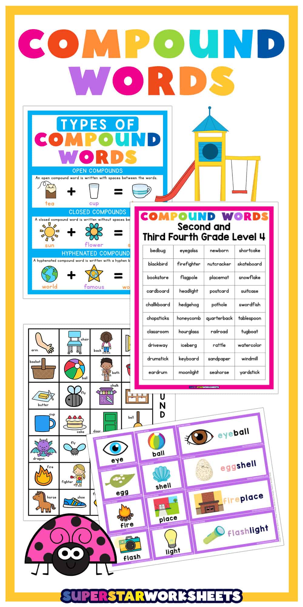 Compound Words - Superstar Worksheets