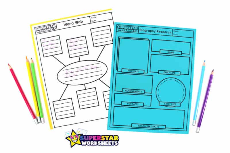 Graphic Organizers Superstar Worksheets