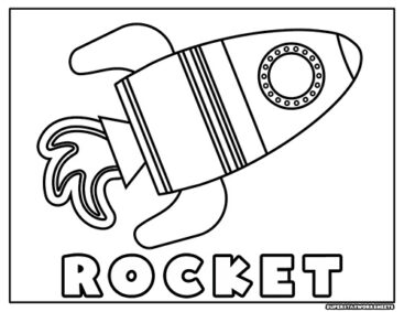 Space Coloring Pages - Superstar Worksheets