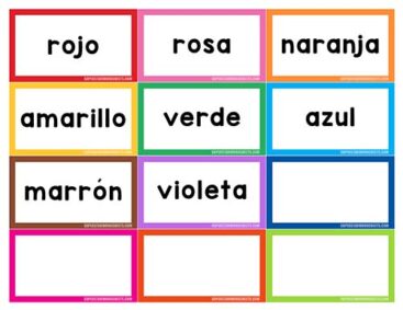Spanish Color Worksheets - Superstar Worksheets