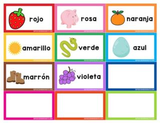 Spanish Color Worksheets - Superstar Worksheets