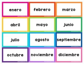 SPANISH Months of the Year Worksheets - Superstar Worksheets