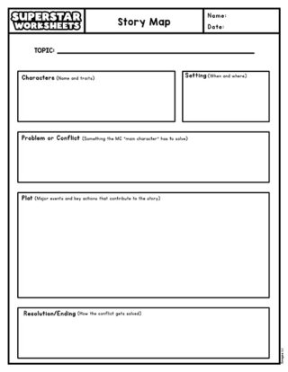 Graphic Organizers - Superstar Worksheets