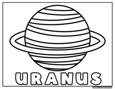 Planets Coloring Pages (Free Printables) - Superstar Worksheets