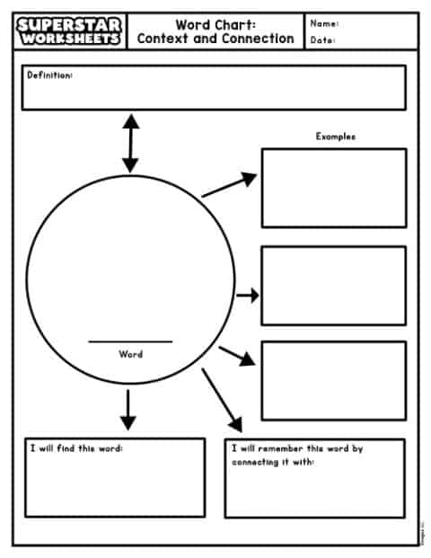 Graphic Organizers - Superstar Worksheets