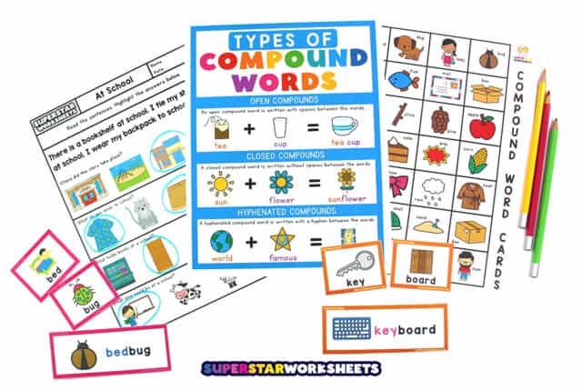 Compound Words - Superstar Worksheets