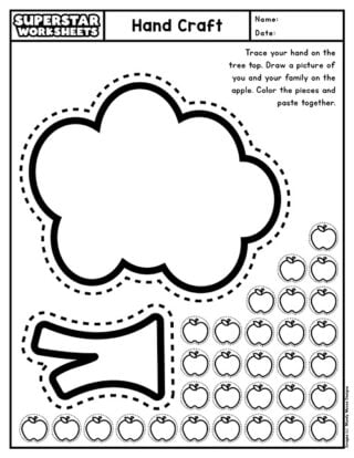 Family Tree Craft - Superstar Worksheets