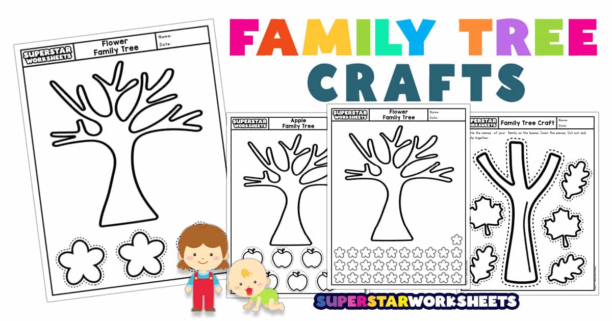 Family Tree Craft Superstar Worksheets