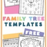 Graphic shows four incomplete templates that are part of this set.