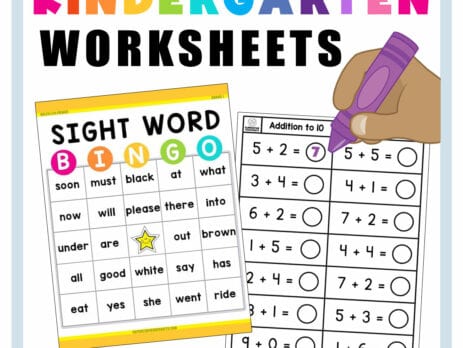 Kindergarten Worksheets