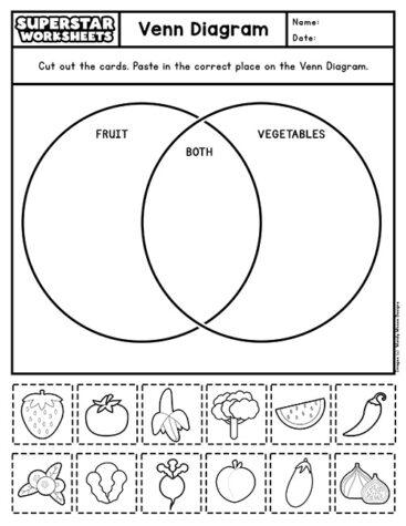 Venn Diagram Template - Superstar Worksheets