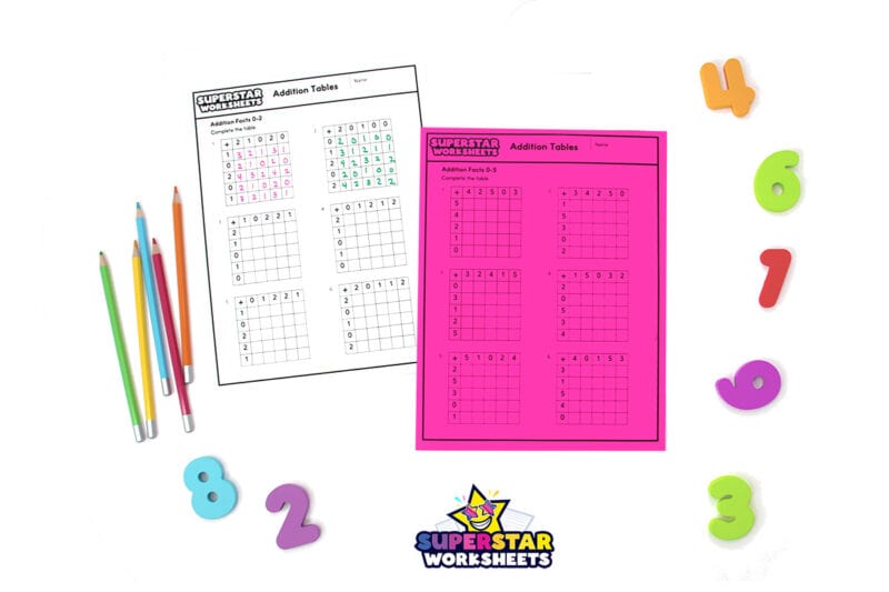 addition-table-worksheets-superstar-worksheets