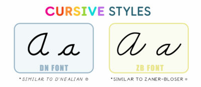 Cursive A - Superstar Worksheets