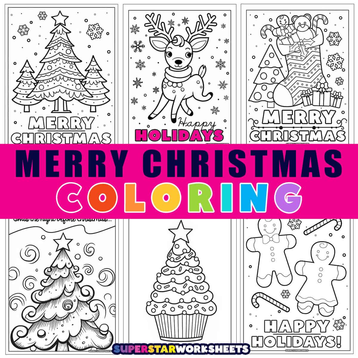 christmas light string coloring pages