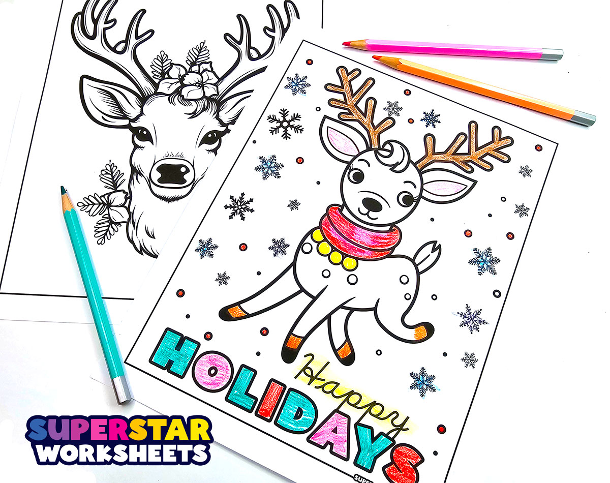 Coloring Pages - Superstar Worksheets