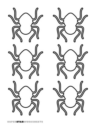 Spider Template Superstar Worksheets Spider Template Superstar Worksheets