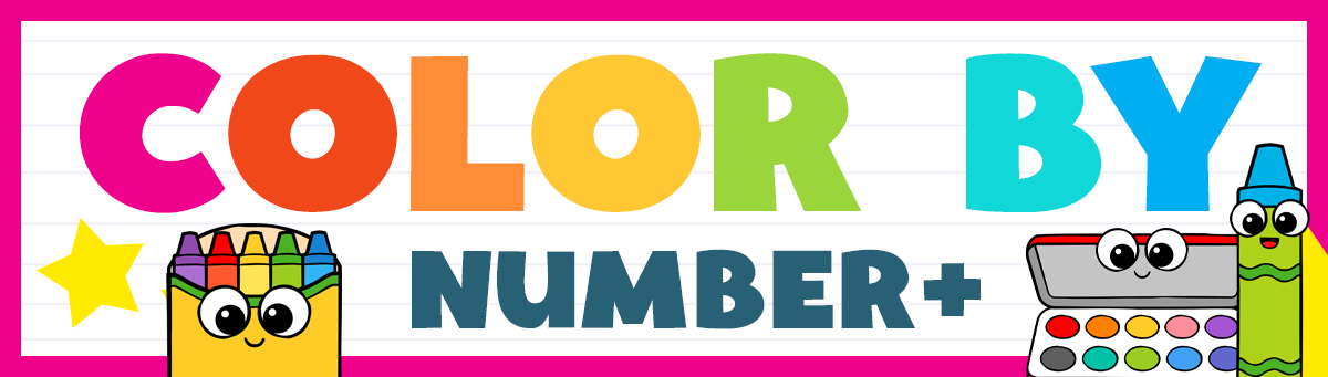 Unicorn Color By Number - Superstar Worksheets