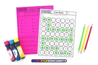 Odd And Even Number Worksheets - Superstar Worksheets