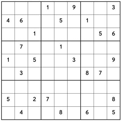 Hard Sudoku Puzzles – Free Printable